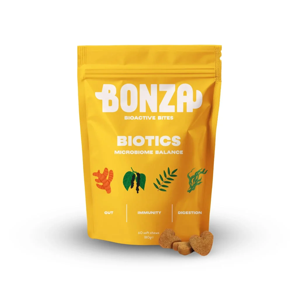 Bonza Bioactive Bites Biotics Beste supplement voor honden met een gistinfectie