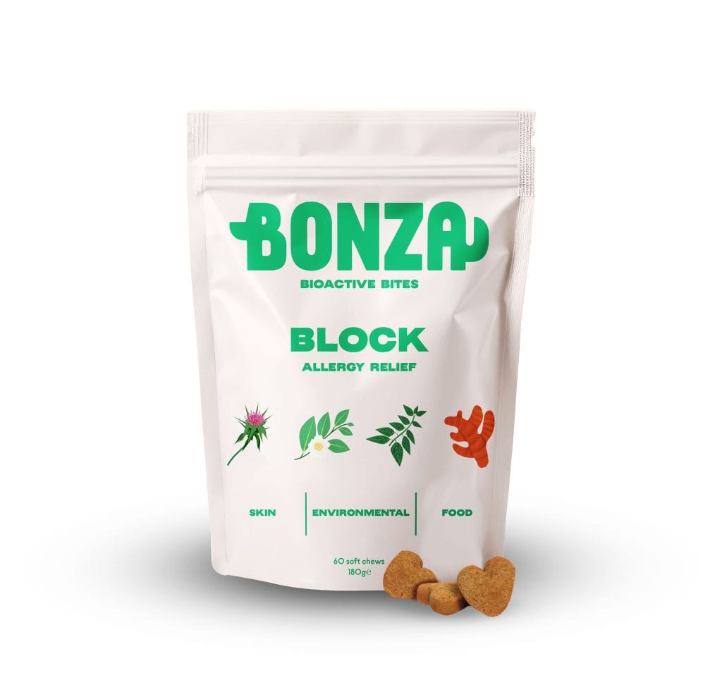 Bonza Bioactive Bites Block - Das beste natürliche Antihistaminikum für Hundeallergien