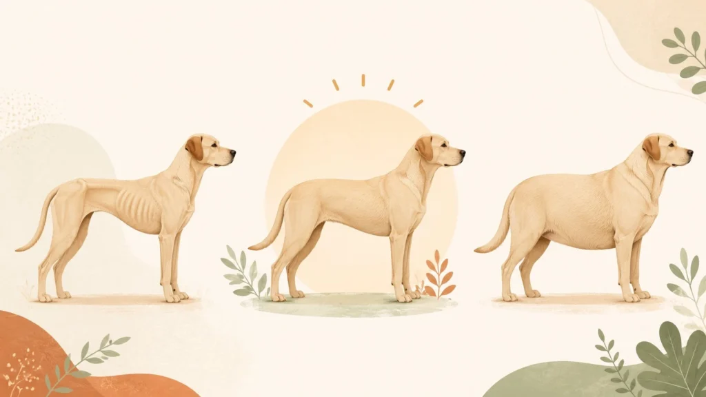 Puntuación de la condición corporal del perro: cómo saber si tu perro tiene un peso saludable