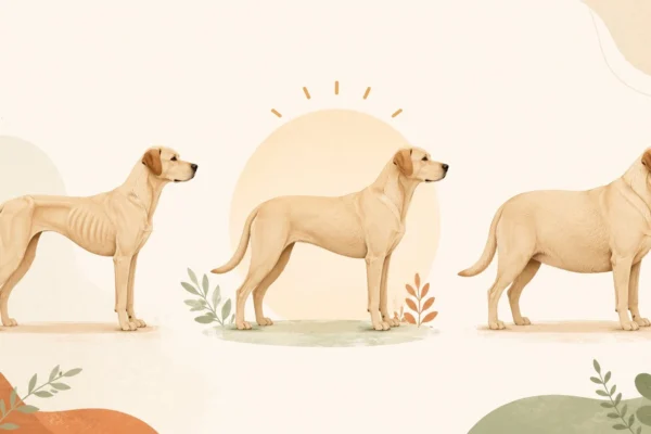 Body Condition Score für Hunde: Wie Sie feststellen können, ob Ihr Hund ein gesundes Gewicht hat